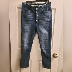 Express ultra high rise jeans